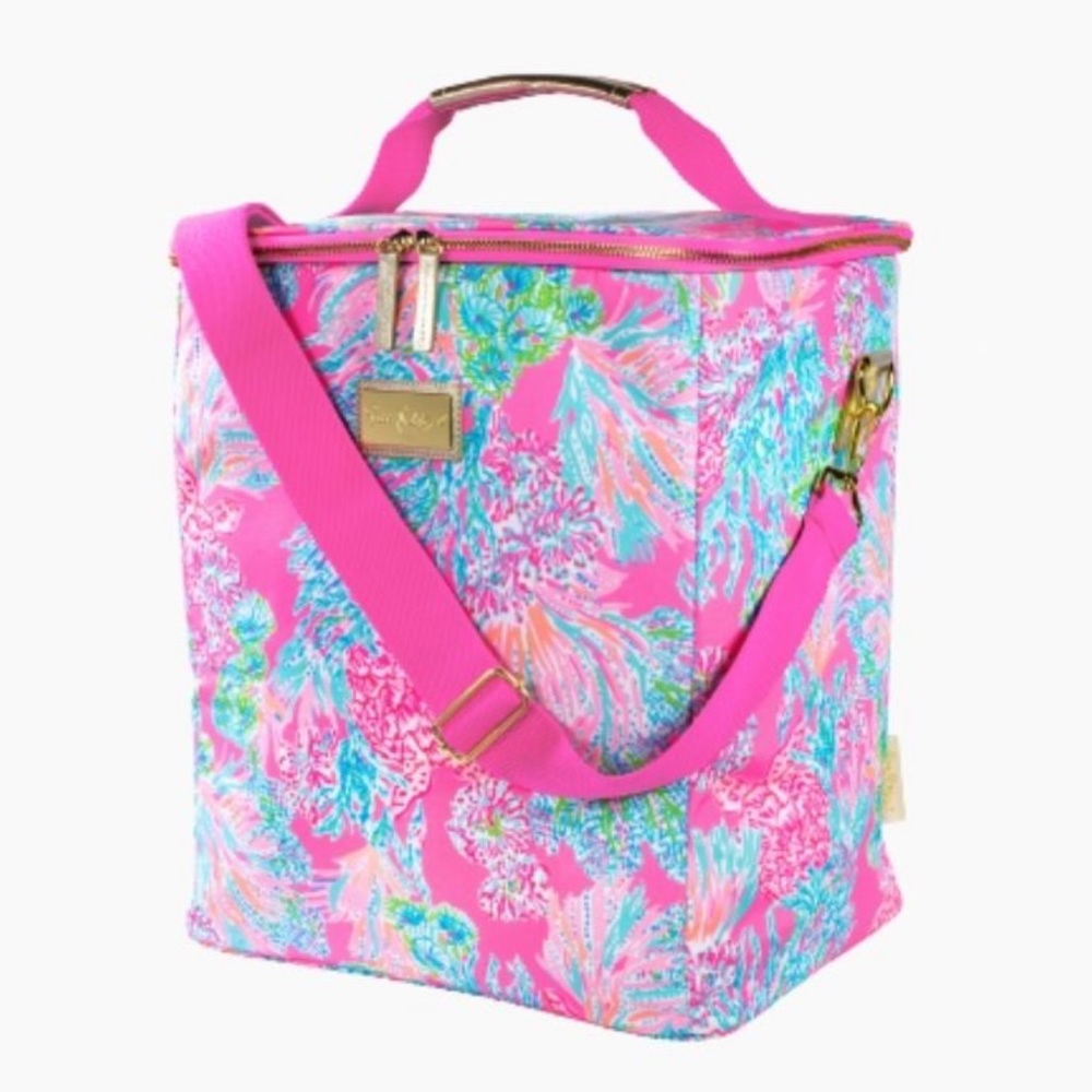 Lilly Pulitzer Insulated Wine Cooler Carrier “Seaing Things” NEW with tags NWT